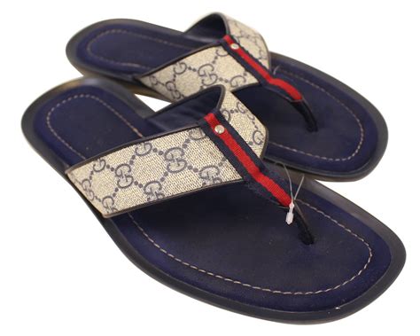 navy blue gucci flip flops|gucci flip flops.